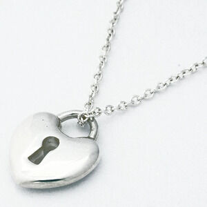 Tiffany Heart Lock Silver Pendant